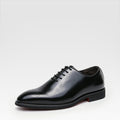 Zapatos de cuero estilo brogue con punta afilada para hombre