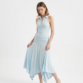 Elegante vestido polo sin mangas