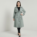 Gabardina de talla grande estilo coreano