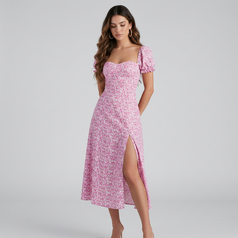 Vestido con los hombros descubiertos