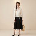Camisa ajustada con escote en V