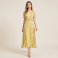 Trendy floral maxi dress