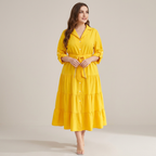 vestido con cinturón
