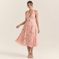 Vestido romántico con estampado floral
