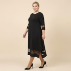 vestido de retazos de malla