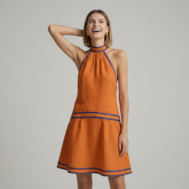 vestido sin mangas