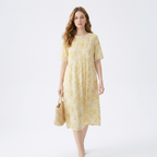 vestido floral francés
