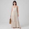 vestido lencero con escote en V