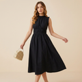 Elegante vestido sin mangas