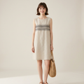 vestido con estampado retro