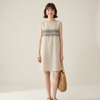 vestido con estampado retro