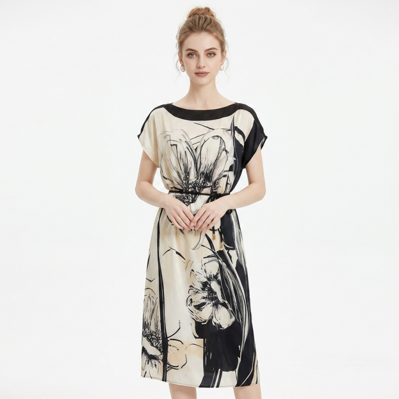 vestido pintado con tinta