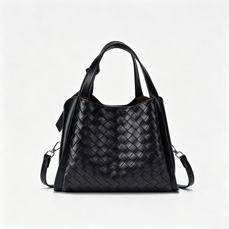 Bolso de cubo tejido