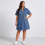 Vestido vaquero de talla grande