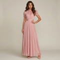 Elegante vestido acampanado