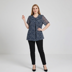 Top estampado elegante
