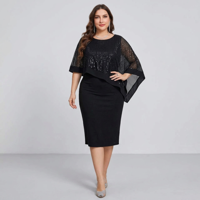 Elegante vestido de lentejuelas