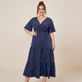 vestido informal de talla grande