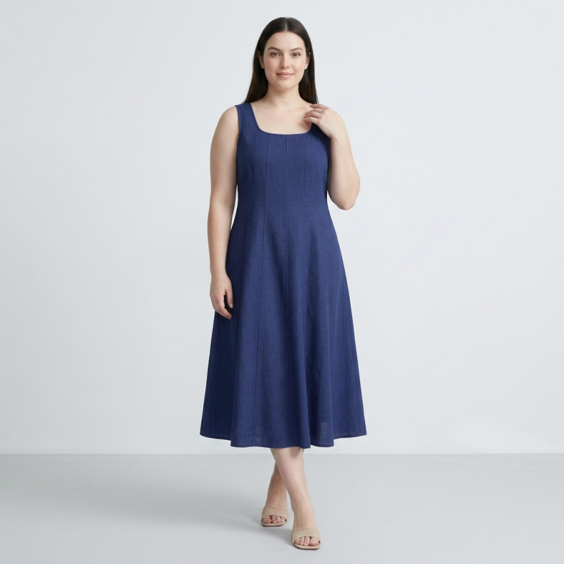 Vestido chaleco de corte sastre a la moda