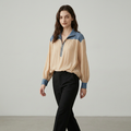 Camisa con bloques de color
