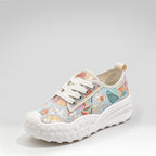 Zapatos estampados elegantes y cómodos