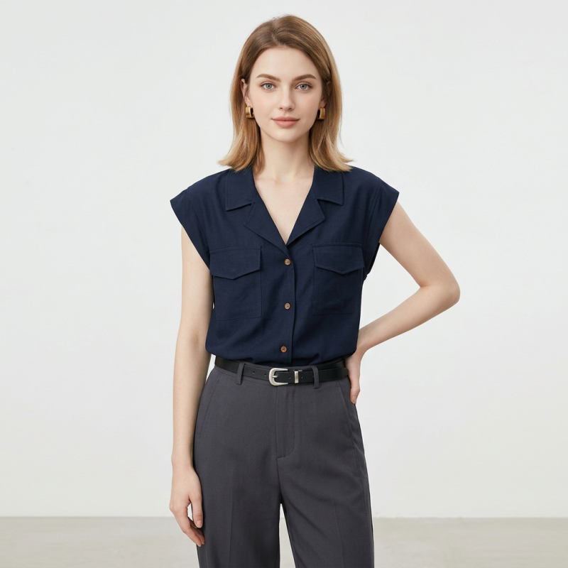 Camisas de cuello a la moda