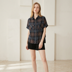 camisa informal a cuadros