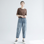 Pantalones vaqueros estilo harem retro