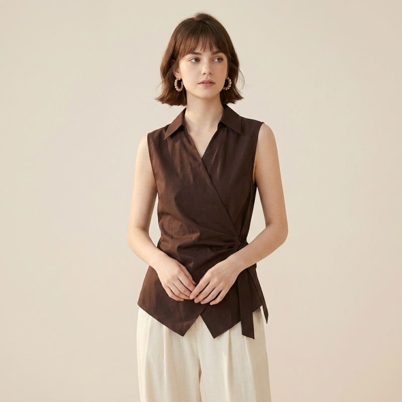 Camisa de estilo francés chic