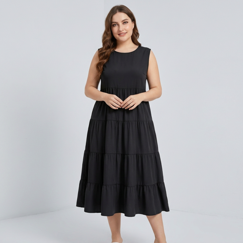 Vestido informal sin mangas