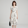 Elegante vestido floral