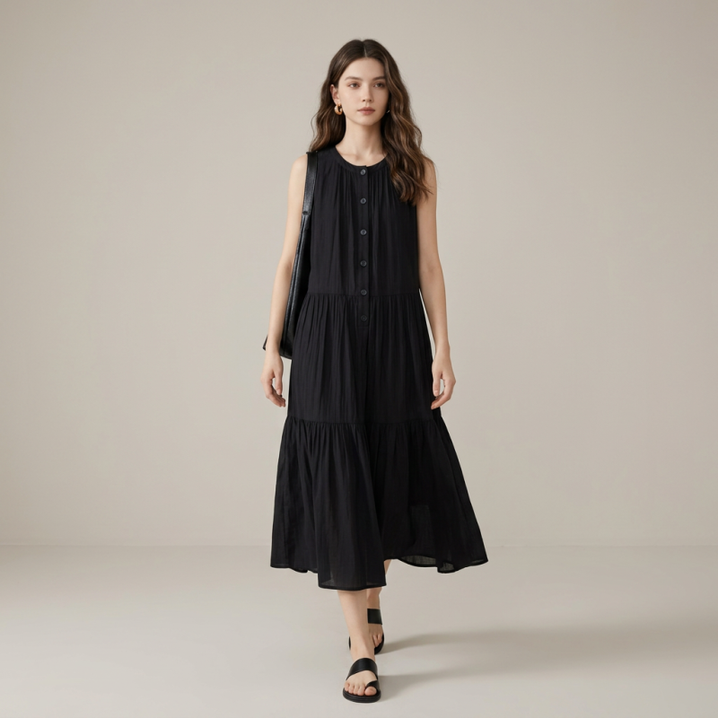 Vestido tipo chaleco elegante y cómodo