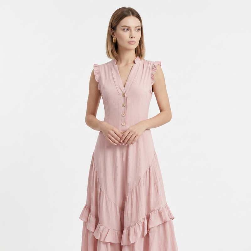 Vestido con volantes