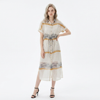 Elegante vestido camisero