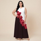 Falda midi elegante, etérea y fluida.