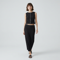 Vestido traje de punto negro