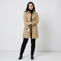 Gabardina estilizada de estilo coreano