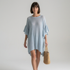 Vestido holgado de encaje