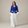 conjunto de top de dos piezas empalmado