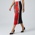 Falda midi de moda con gran elasticidad