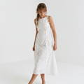 vestido de encaje francés