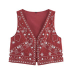 Traje informal bordado