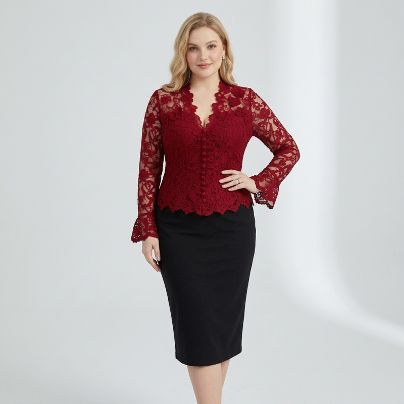 Top elegante ajustado