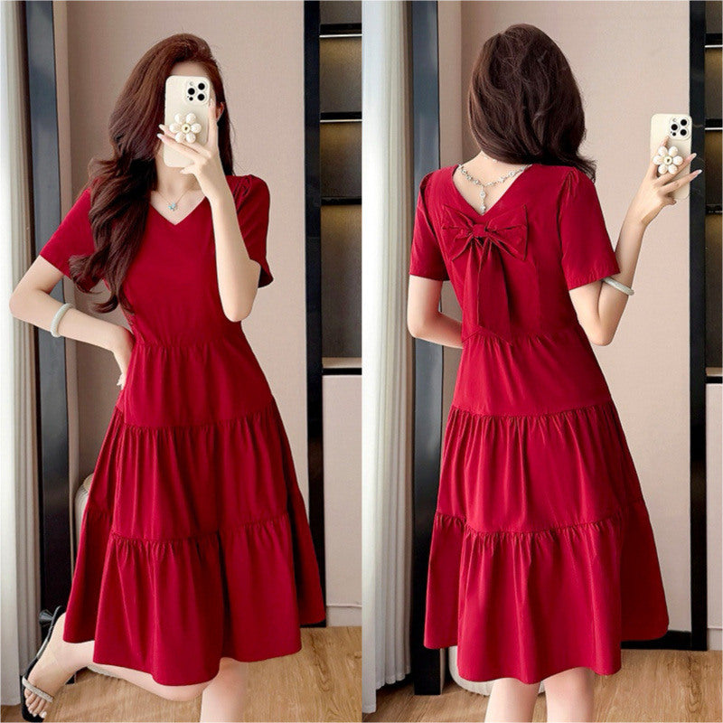 Vestido con lazo