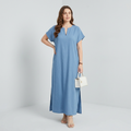 Vestido holgado de talla grande