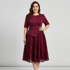Vestido ajustado de dos piezas de imitación