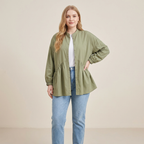 Chaqueta informal de corte holgado
