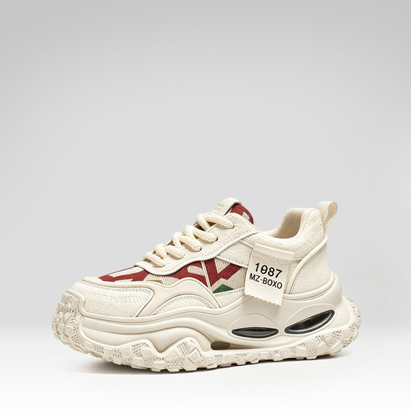 Zapatillas deportivas con aumento de altura (estilo papá)