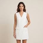 Vestido sencillo tipo chaleco