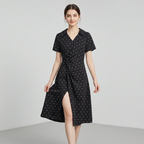 vestido con escote en V